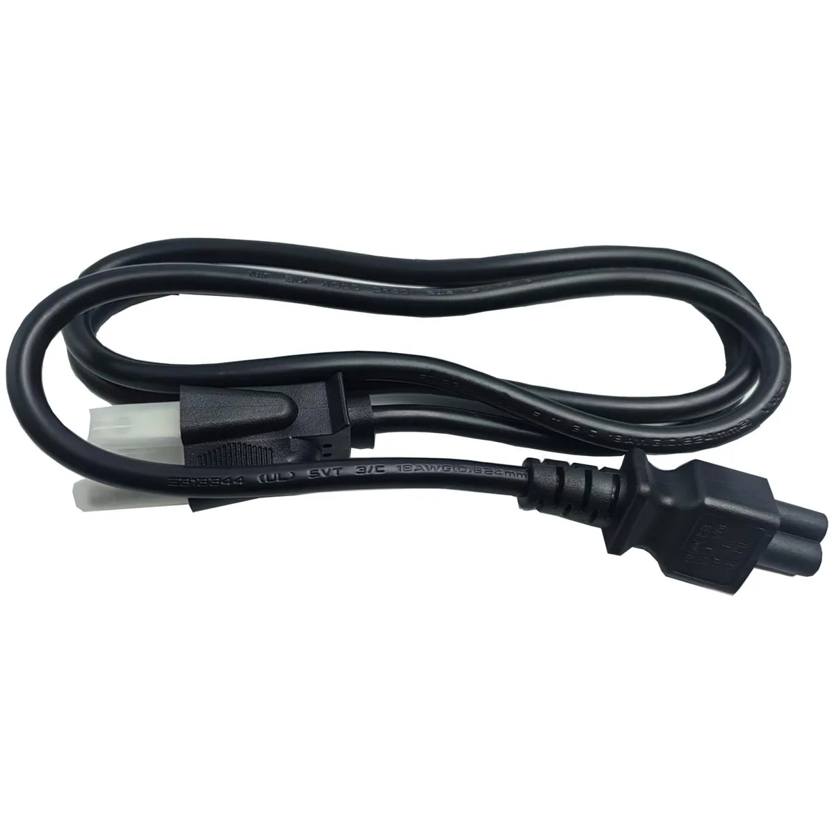  LFCYXCQYZ 4FT AC Power Cord for Laptop C5 NEMA 5-15P 18AWG 10A 125V — product photo