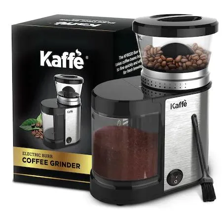Kaffe Kaffe KF8020 Electric Burr Coffee Grinder 20 Settings 4.5oz Transparent — product photo