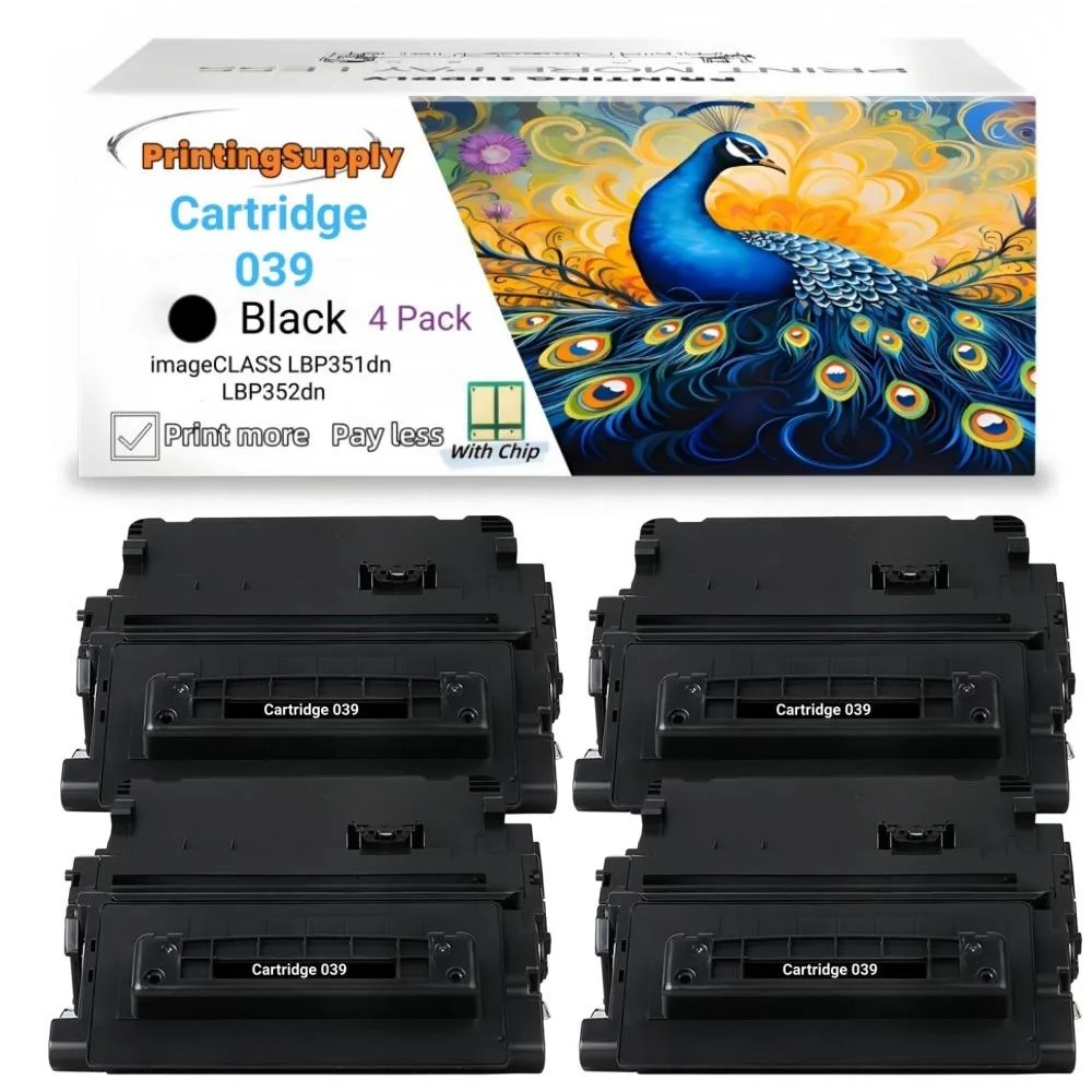 Aster Graphics Inc Aster Graphics Inc 039 Black Toner Cartridge 4 Pack 11000 Pages — product photo