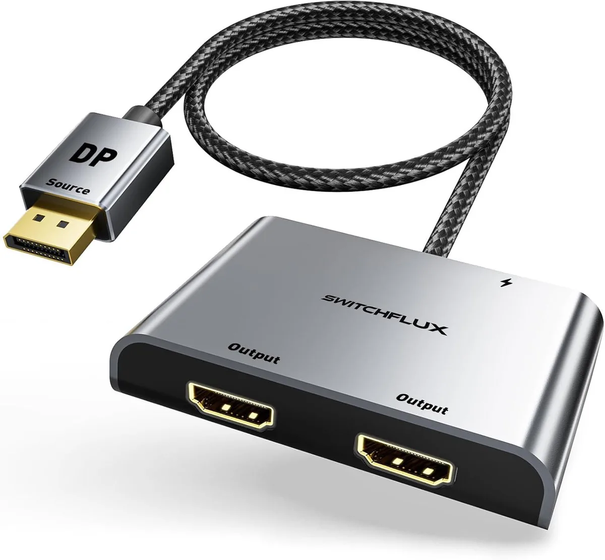 Boxwave Boxwave DisplayPort to Dual HDMI Adapter 4K 60Hz 30Hz — product photo