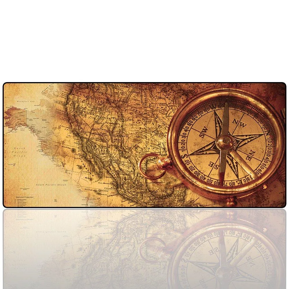 KEHIPI KEHIPI XXL Mouse Pad Compass 35.4x15.7in — product photo