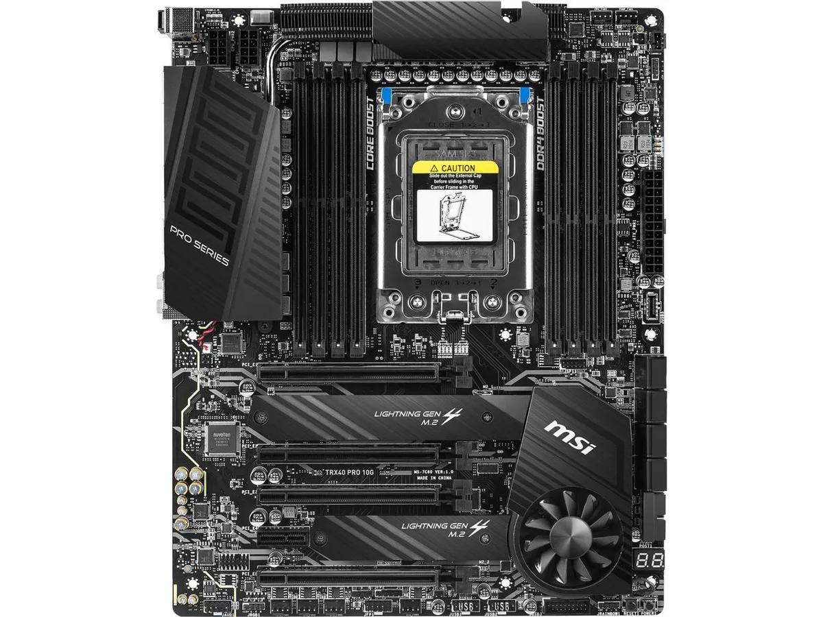 MSI MSI TRX40 PRO 10G AMD motherboard — product photo