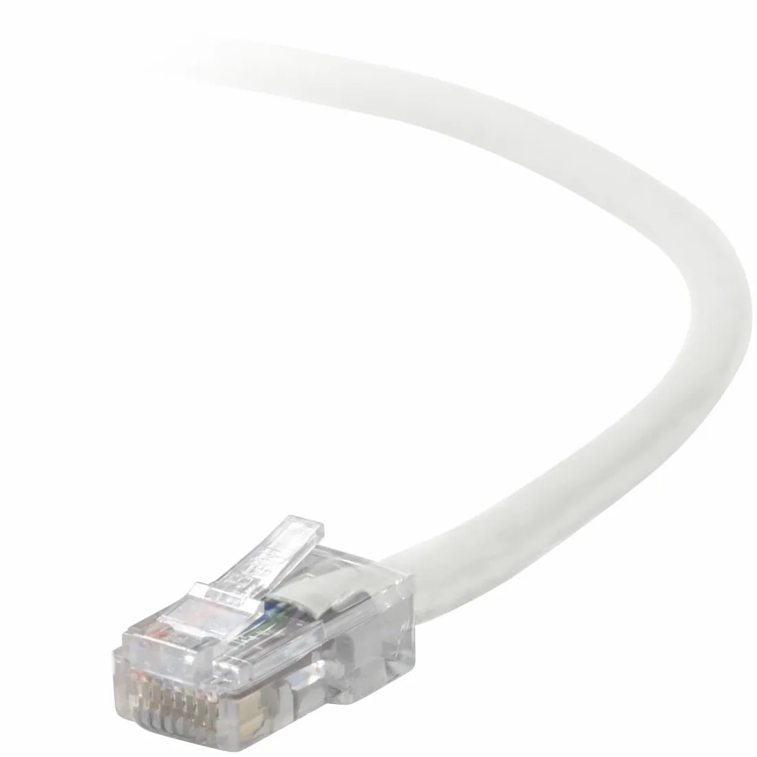 Belkin Belkin A3L791-01-WHT-S 1 ft Cat 5e RJ45 network ethernet cable White Snagless — product photo