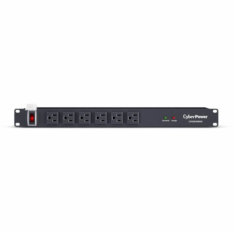 CyberPower CyberPower CPS1615RMS Rackbar Surge Protector 16 Outlets 6-Foot Cord Black — product photo