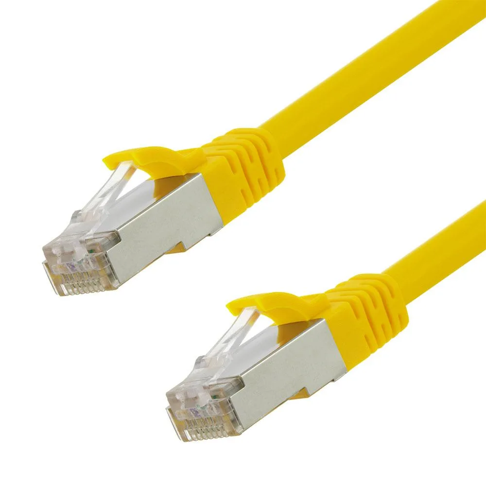 NavePoint NavePoint CAT6A S/FTP 26AWG 2 Ft 5 pack Yellow — product photo