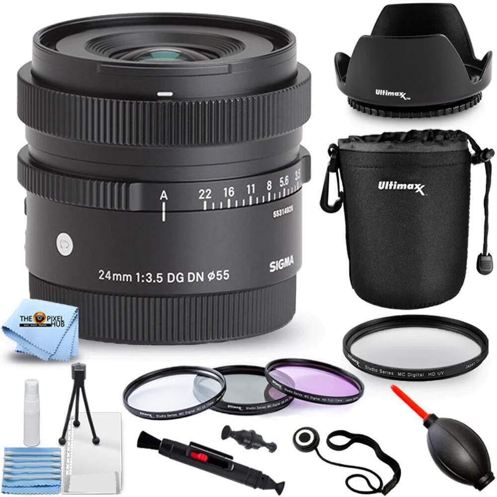 SIGMA SIGMA 24mm f/3.5 DG DN Contemporary Sony E + Filter Kit — product photo