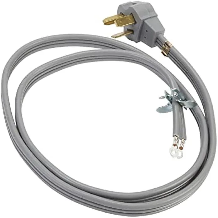 TAURKENAM TAURKENAM 30-Amp 3-Prong Power Cord 6 ft Black — product photo