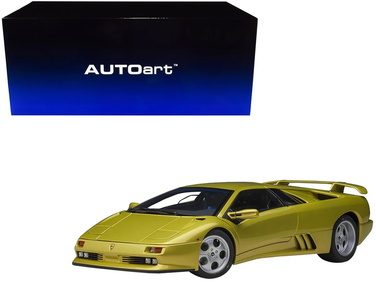 Autoart Autoart Lamborghini Diablo SE30 Giallo Spyder Yellow Metallic 1/18 Vehicle — product photo