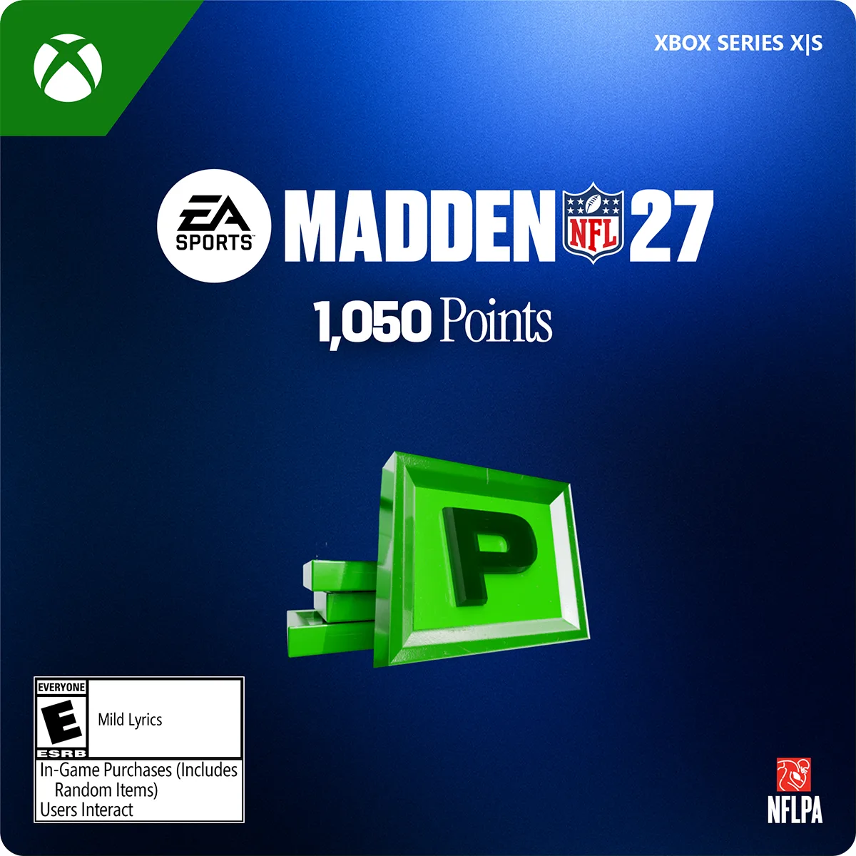 Electronic Arts Electronic Arts 7F6-00949 Madden NFL 27 1050 Points Xbox Series X|S downloadable game — product photo