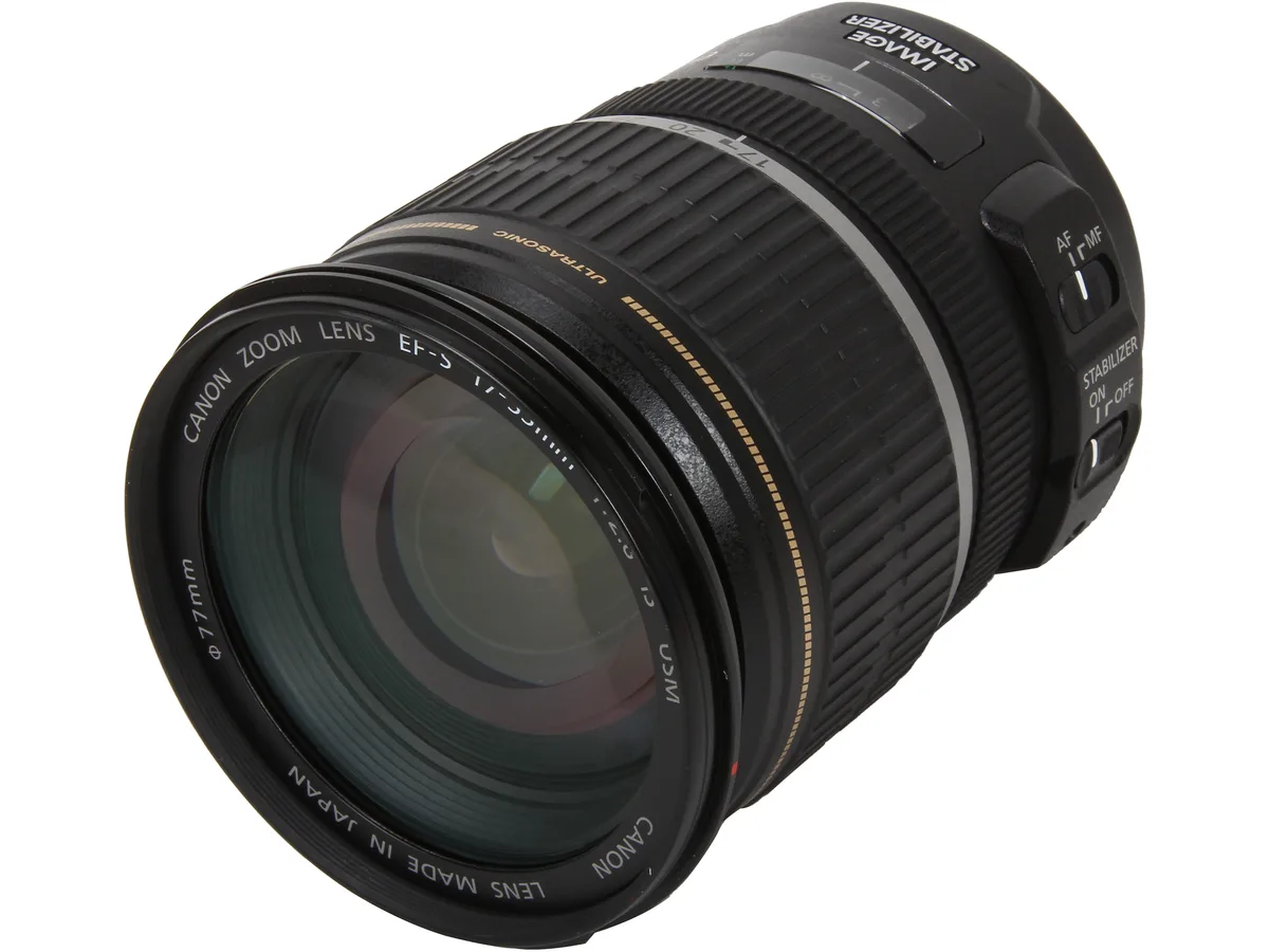 Canon Canon 1242B002 EF-S 17-55mm f/2.8 IS USM camera lens — product photo