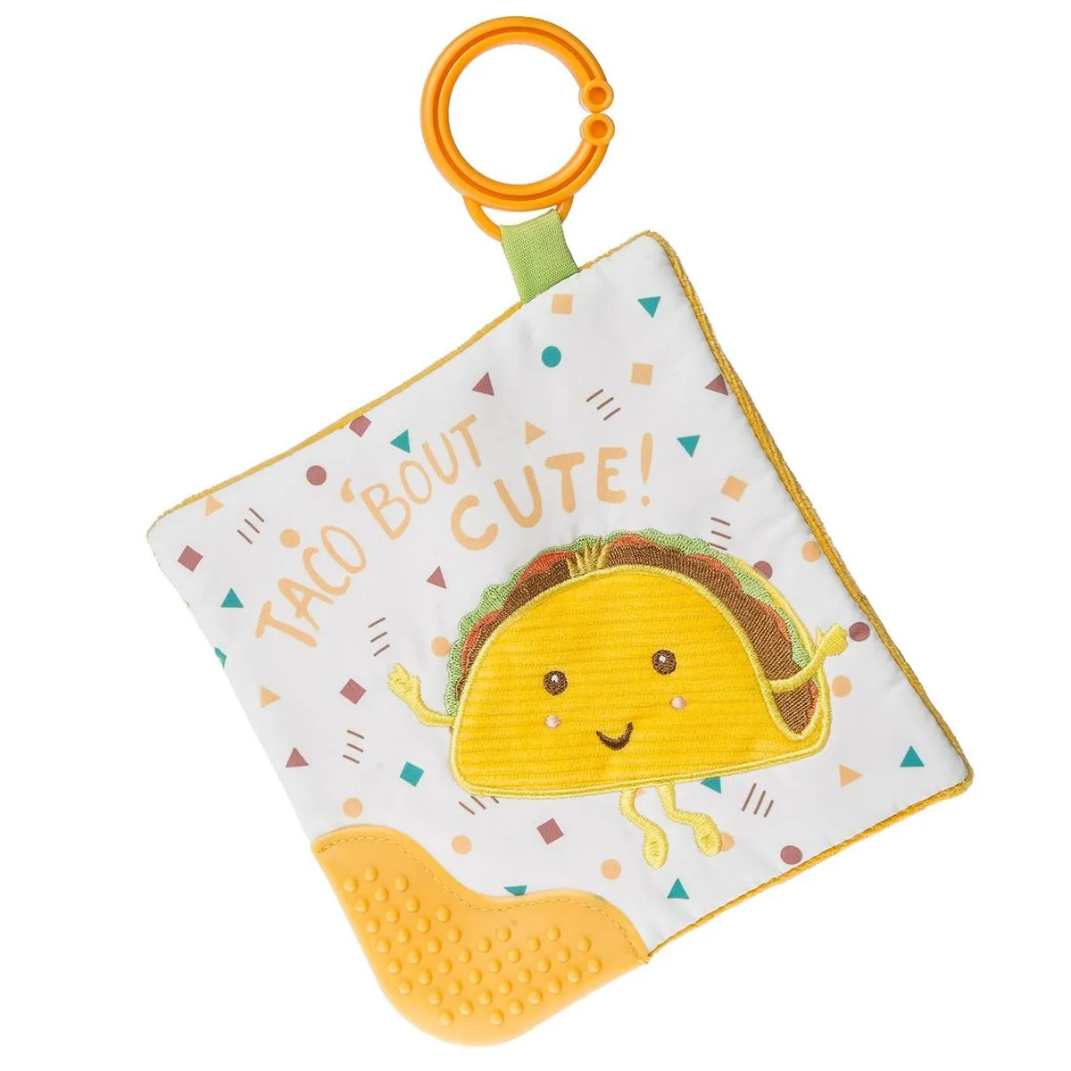 Mary Meyer Stuffed Toys Mary Meyer Sweet Soothie Crinkle Teether Toy 6x6" Taco Bout Cute — product photo
