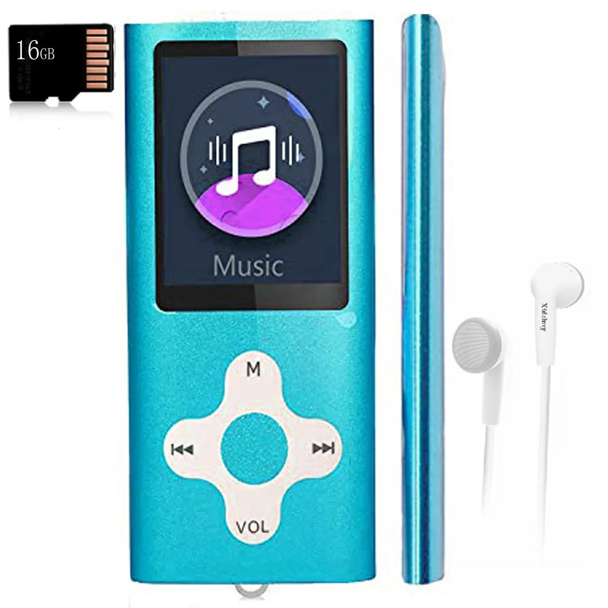  Xidehuy MP-BLUE*13 16 GB MP3 Player Sky Blue 1.8" LCD — product photo