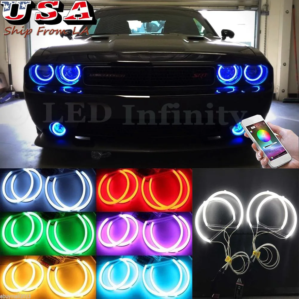 SIMPLEX TECHNOLOGY CO., LIMITED SIMPLEX TECHNOLOGY CO., LIMITED RGB Halo Ring Kit 2008-2014 Dodge Challenger — product photo