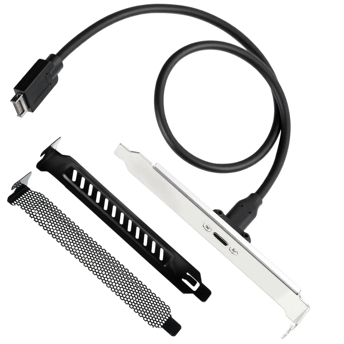 No Sew No Sew USB 3.2 Gen 2x2 Type-E to Type-C Front Panel Cable 50cm 20Gbps — product photo