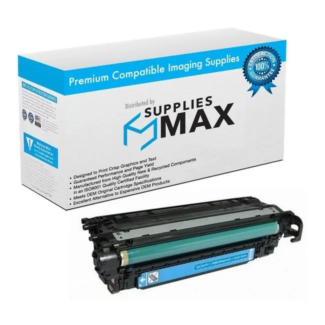 SuppliesMax SuppliesMax Cyan Jumbo Toner Cartridge CE261AJ 16500 Pages — product photo