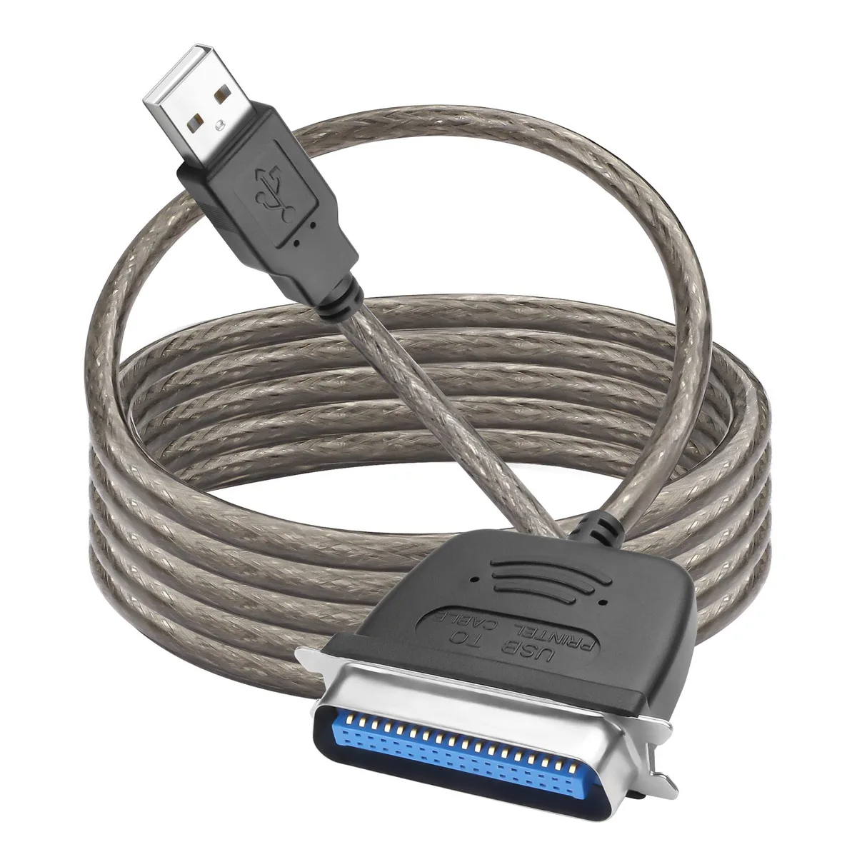  SABRENT USB-CN36-1500 1.5m USB 2.0 to Parallel IEEE 1284 CN36 Printer Cable — product photo
