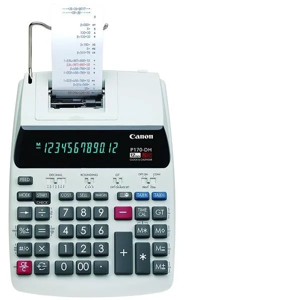 Canon Canon 2204C001 P170-DH-3 Printing Calculator 12-Digit 2.3 Lines/Sec — product photo