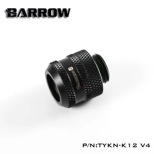 Barrow Mods Barrow Mods TYKN-K12-V4 12mm OD G1/4" rigid tube adapter diy cooling — product photo