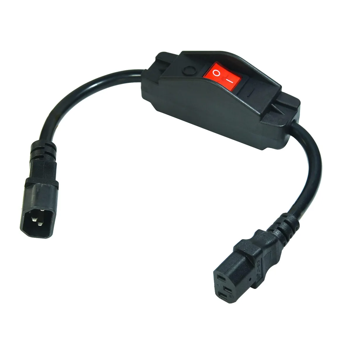 FILSHU C14 to C13 Power Extension Cord with Switch 42CM — product photo