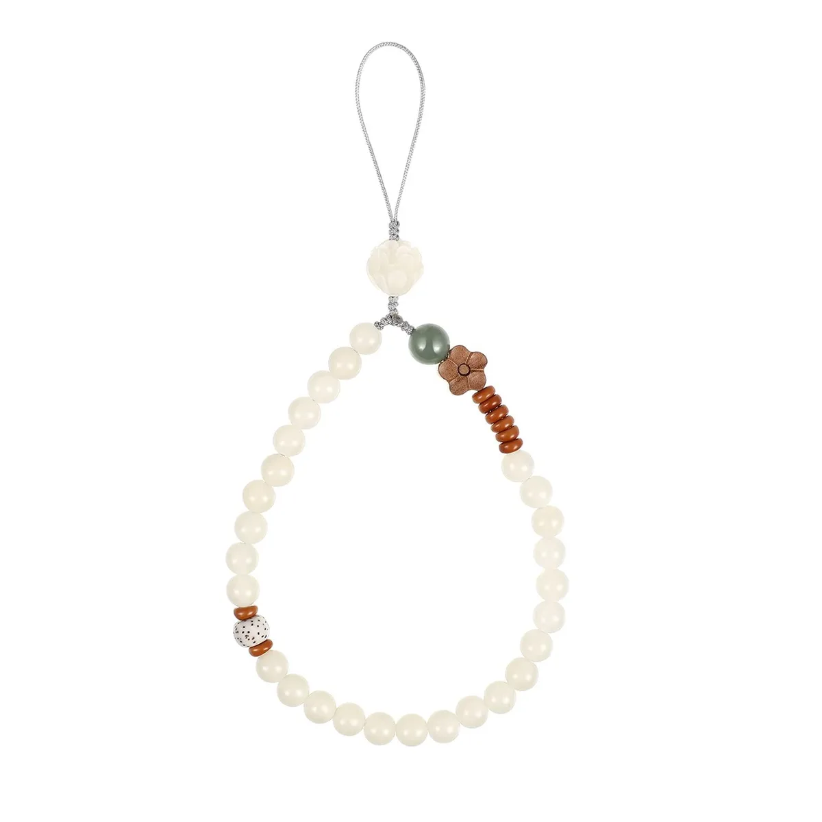 UKCOCO Summer Phone Wrist Strap Buddha Beads Assorted Color — product photo