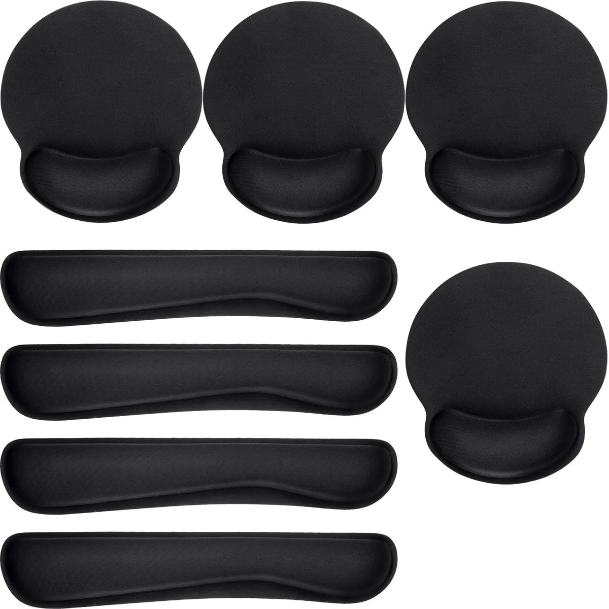  Yunsailing Yunsailing- Mouse Pad-142 Ergonomic Wrist Support Set 8 Pcs Black — product photo