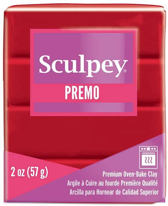 Sculpey Sculpey Premo Polymer Clay Pomegranate Red 2 oz — product photo