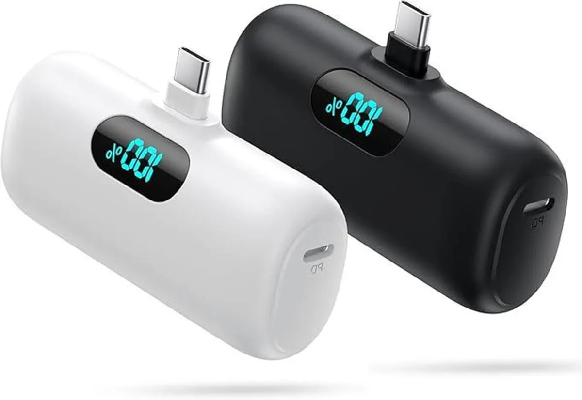 Kioson HX45X2 5000mAh 20W USB-C power bank 2-pack — product photo