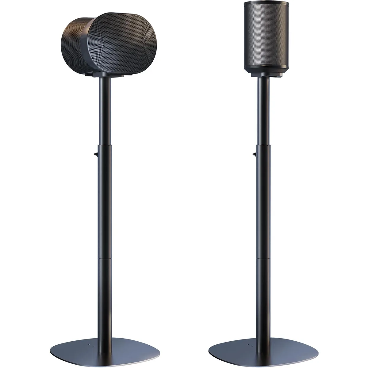 PUTORSEN PUTORSEN Speaker Stands for Sonos Era 100 &amp; Era 300 — 29.13''–38.98'', 11 lbs, Black, 1 Pair — product photo