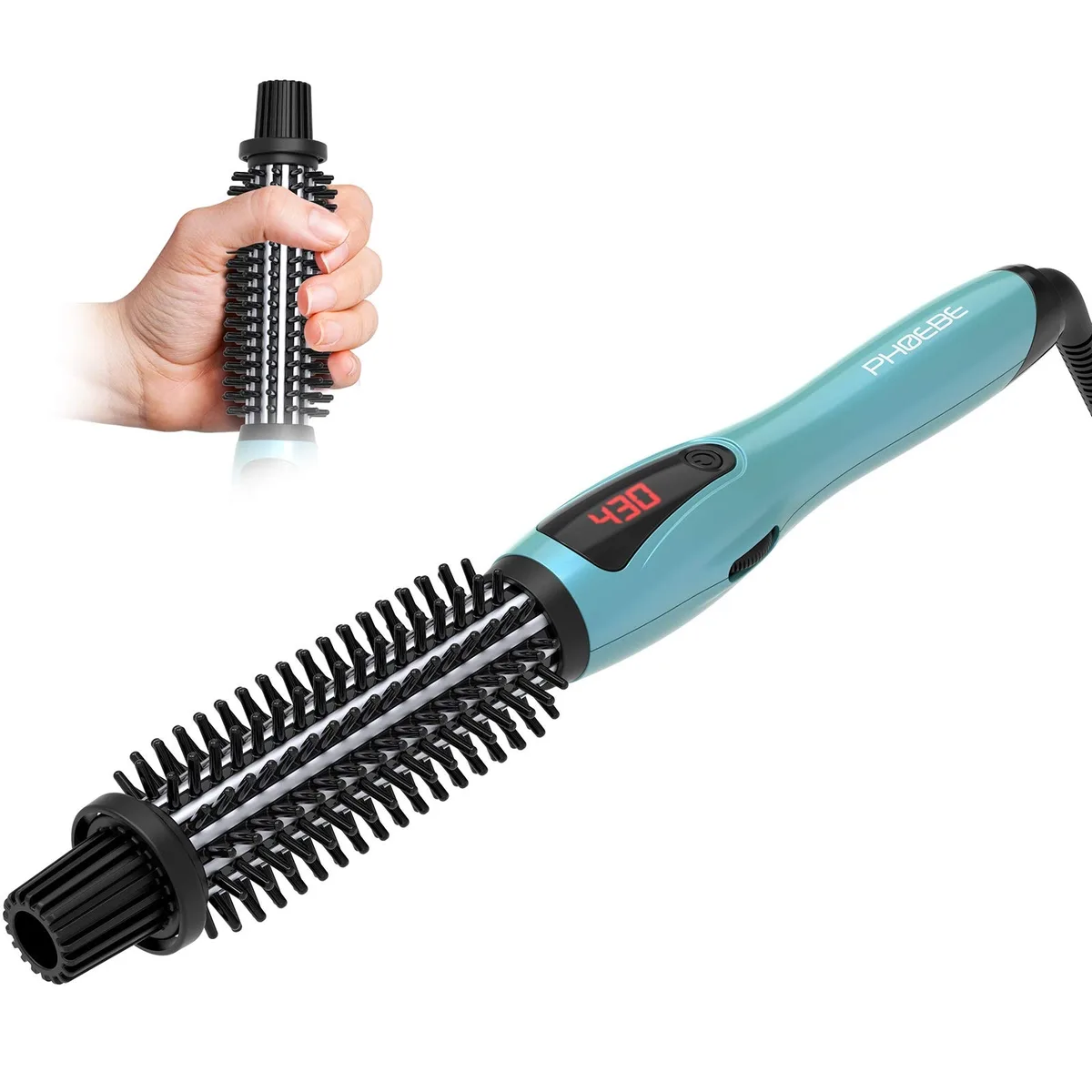  PHOEBE 223 Curling Iron Brush 1 Inch Blue — product photo