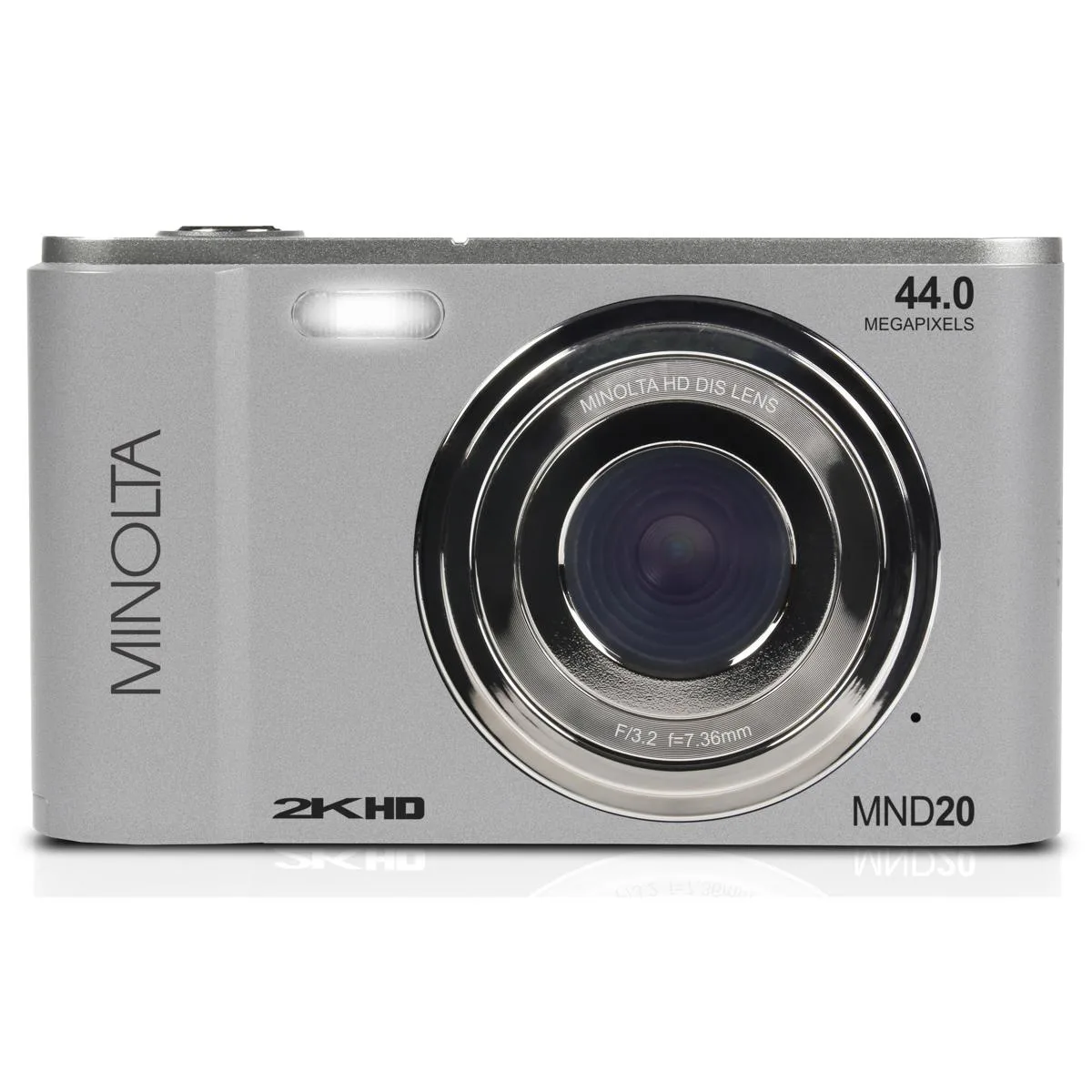 Minolta Minolta MND20-S 44 MP 2.7K 16x Zoom Compact Camera Silver — product photo