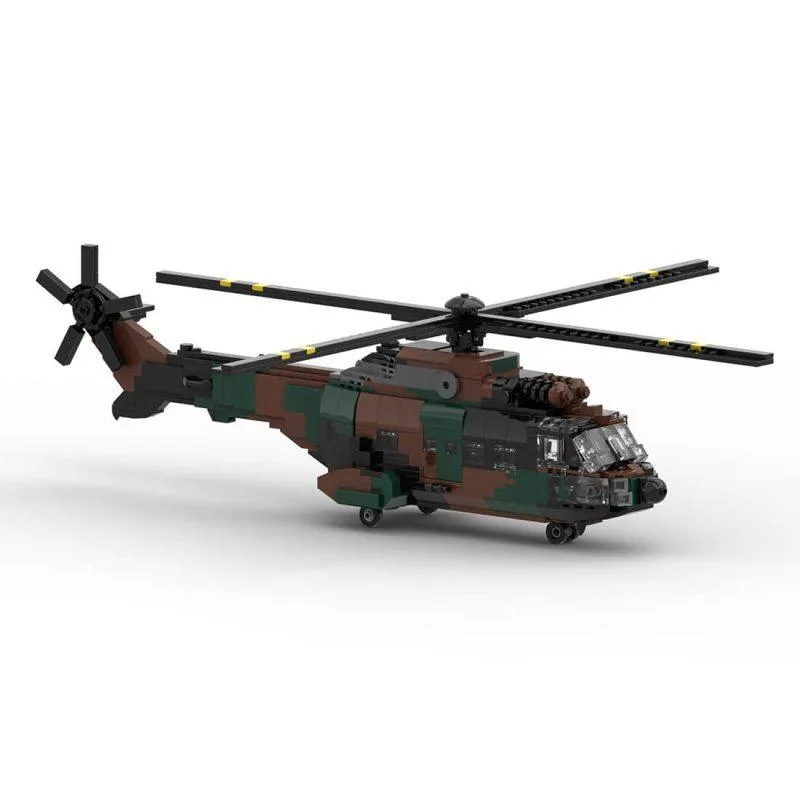 ZITIANYOUBUILD ZITIANYOUBUILD MOC-167061 AS 532 Helicopter Blocks 1051 Parts — product photo