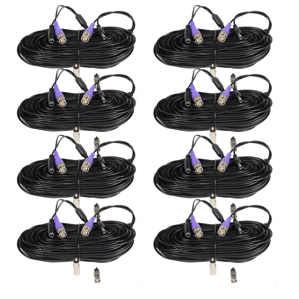 VideoSecu VideoSecu CBHD508 8×50ft Video Power Cable BNC RCA — product photo