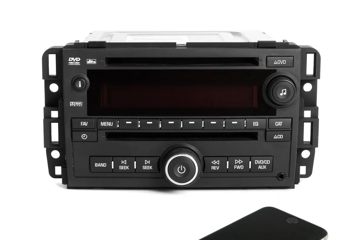 1 Factory Radio 1 Factory Radio 25802327 Receiver for 2007 Saturn Outlook AM FM CD DVD Bluetooth AUX — product photo