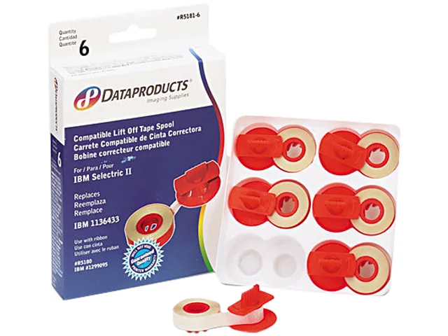 DATAPRODUCTS DATAPRODUCTS R5181-6 printer ribbon, thermal transfer, clear — productfoto