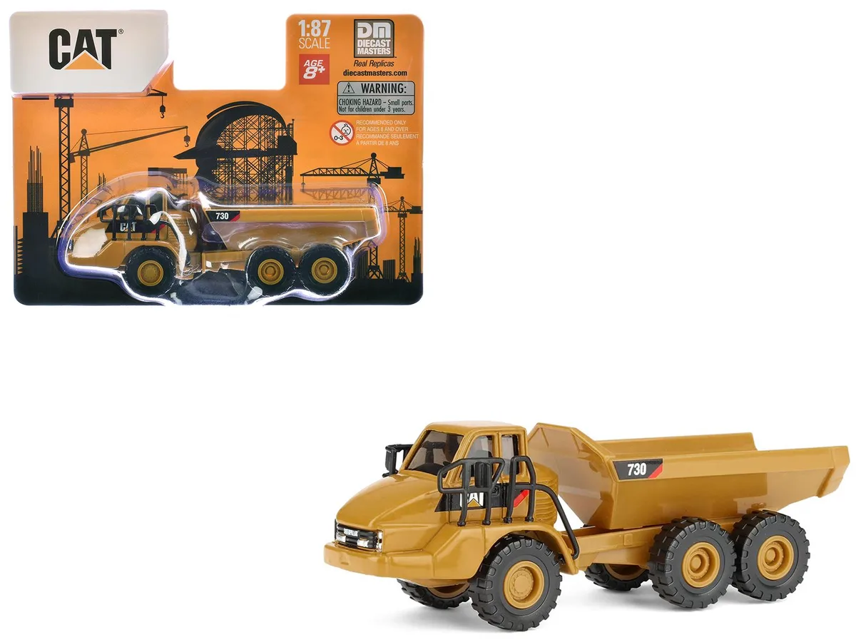 DieCast Masters DieCast Masters CAT 730 Articulated Truck 1/87 Yellow — product photo