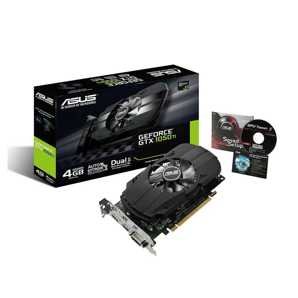 ASUS ASUS GeForce GTX 1050 Ti 4GB Phoenix graphics card — product photo