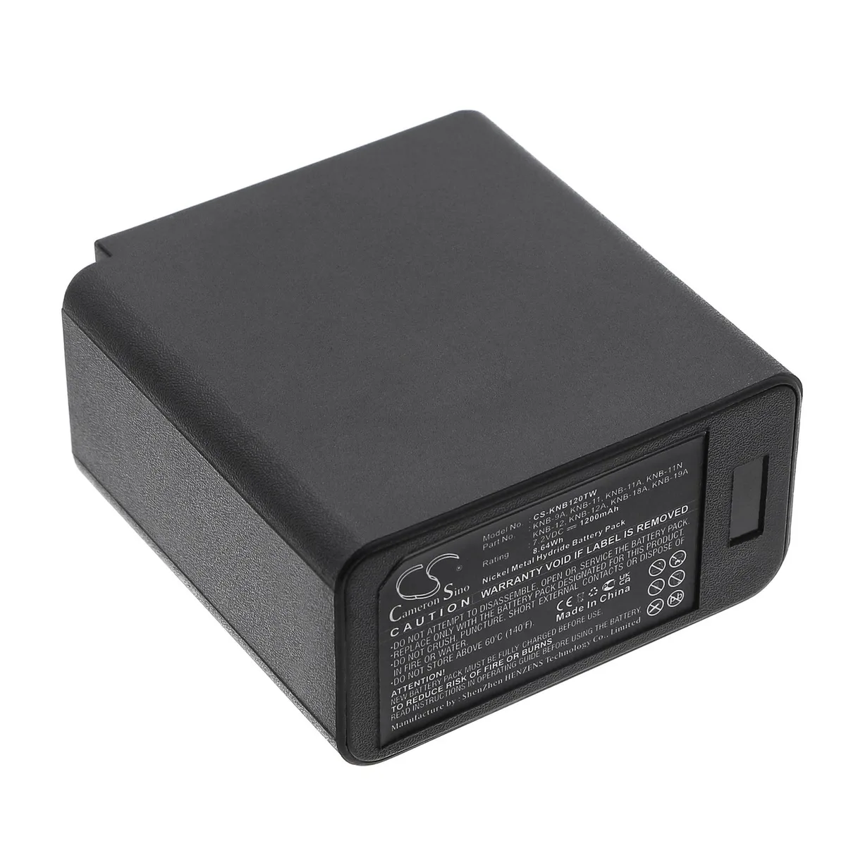  Cameron Sino 1200mAh 7.2V Battery for TK-250/350/430 Series — product photo