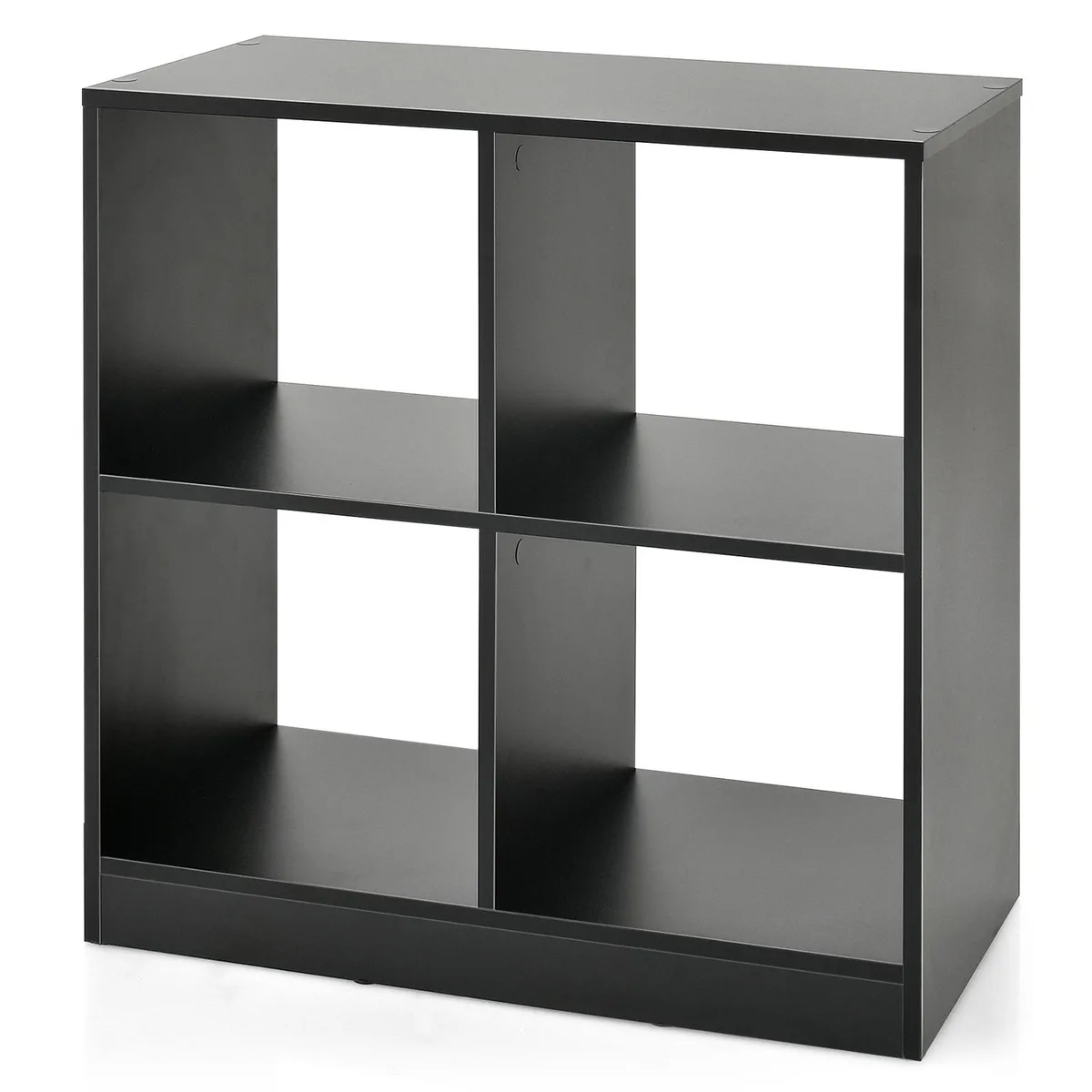 SlickBlue SlickBlue 4-Cube Kids Bookcase 29" x 13" x 29" Black — product photo