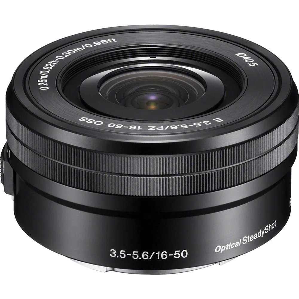 Sony Sony SELP1650 16-50mm f/3.5-5.6 Power Zoom OSS E-mount camera lens — product photo
