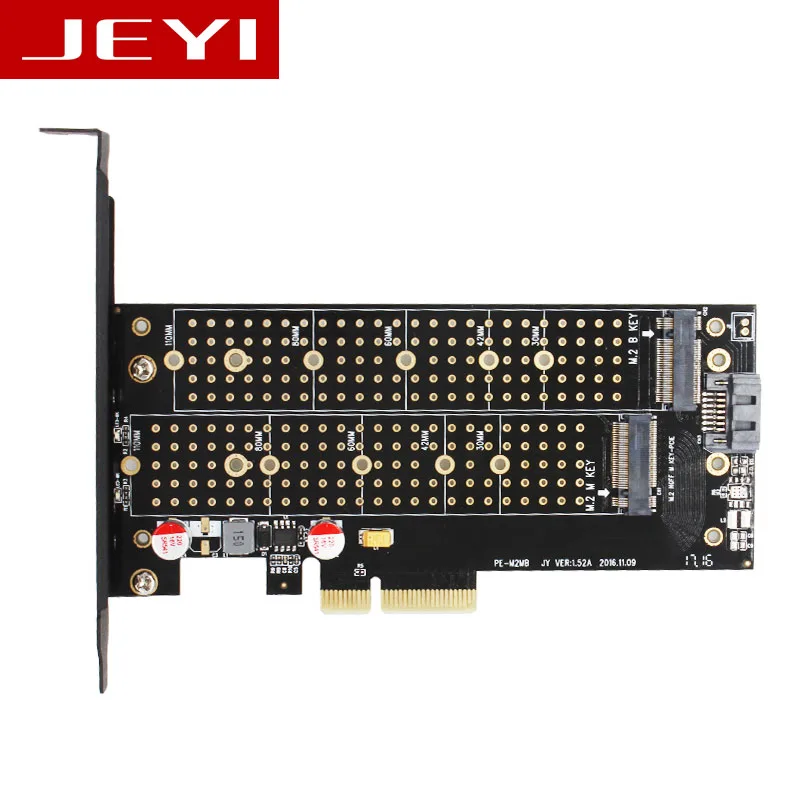 Corn Electronics Corn Electronics JEYI SK7 M.2 NVMe & NGFF to PCIe 3.0 x4 Adapter Card — product photo
