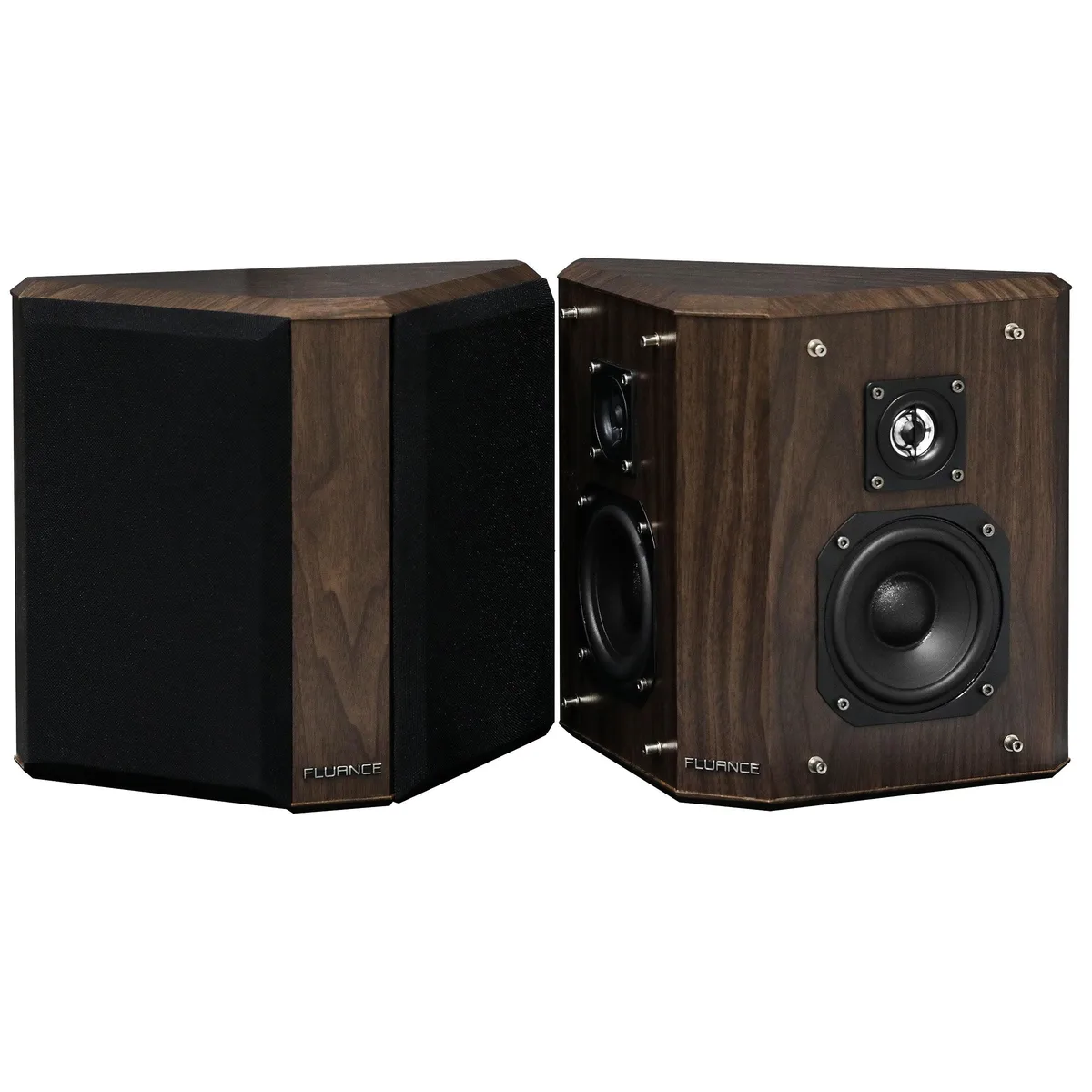 Fluance Fluance SXBP2W Bipolar Surround Speakers Natural Walnut Pair — product photo