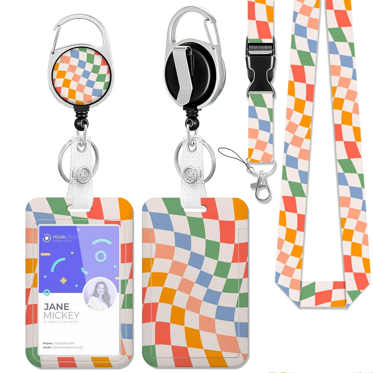 SKYDAWNY ZZF-GP-4956236 neckwear with 24 inch retractable reel — product photo