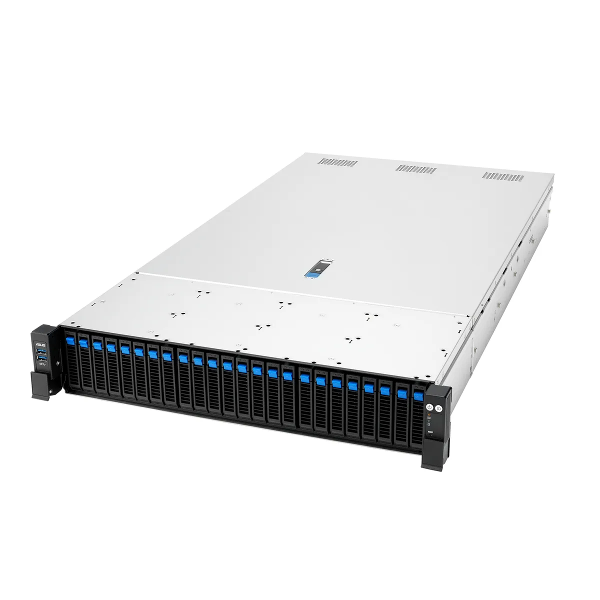 ASUS ASUS RS720A-E13-RS24U-27KW10G 2U barebone server dual EPYC 9005 24 DDR5 24 NVMe 2700W — product photo