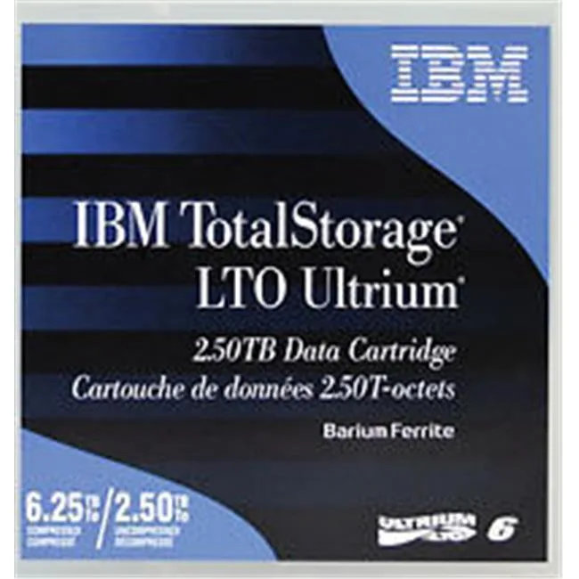 IBM IBM 00V7590 LTO Ultrium 6 backup media 2.5TB/6.25TB — product photo