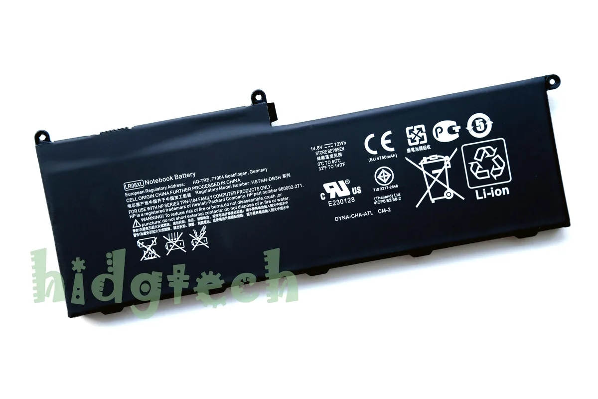 Beisite Beisite LR08XL 14.8V 72Wh laptop battery for HP Envy 15-3000 series — product photo