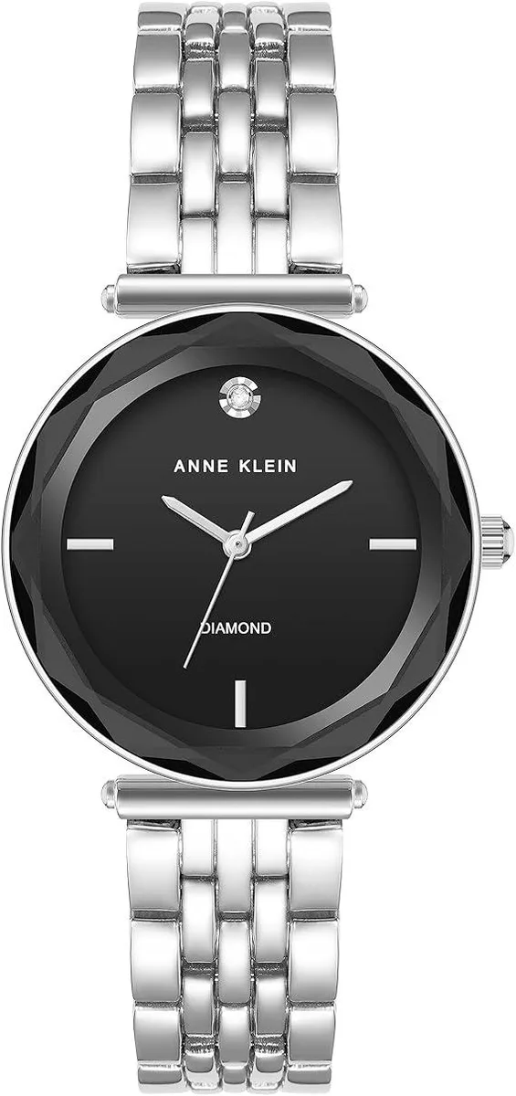 Anne Klein Anne Klein Silver-Tone Diamond Watch — product photo