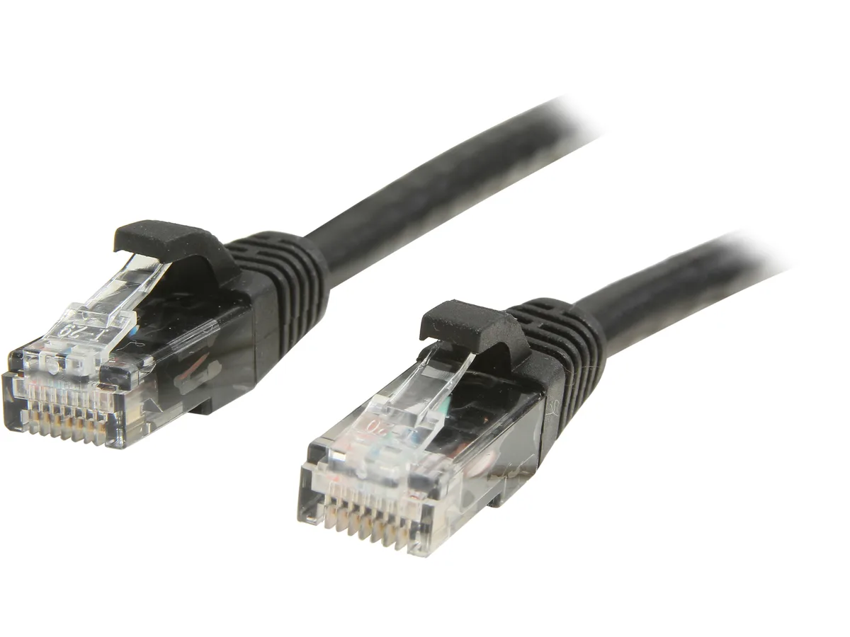 Cables To Go Cables To Go 27157 Cat6 network ethernet cable 100 ft 550 MHz black — product photo