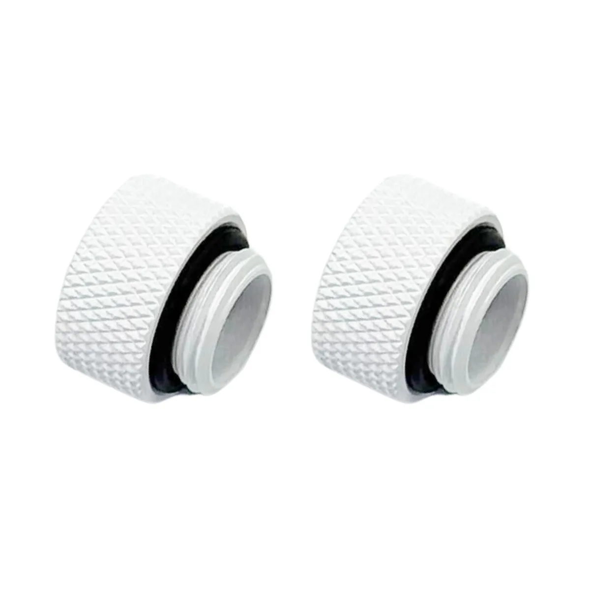 greenDracaena greenDracaena G1/4" 7.5mm Male-Female Extender Fitting White 2 Pack — product photo