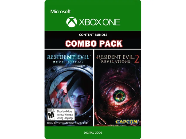 Capcom Capcom 7F6-00155 Resident Evil Revelations 1 &amp; 2 Bundle downloadable game — product photo