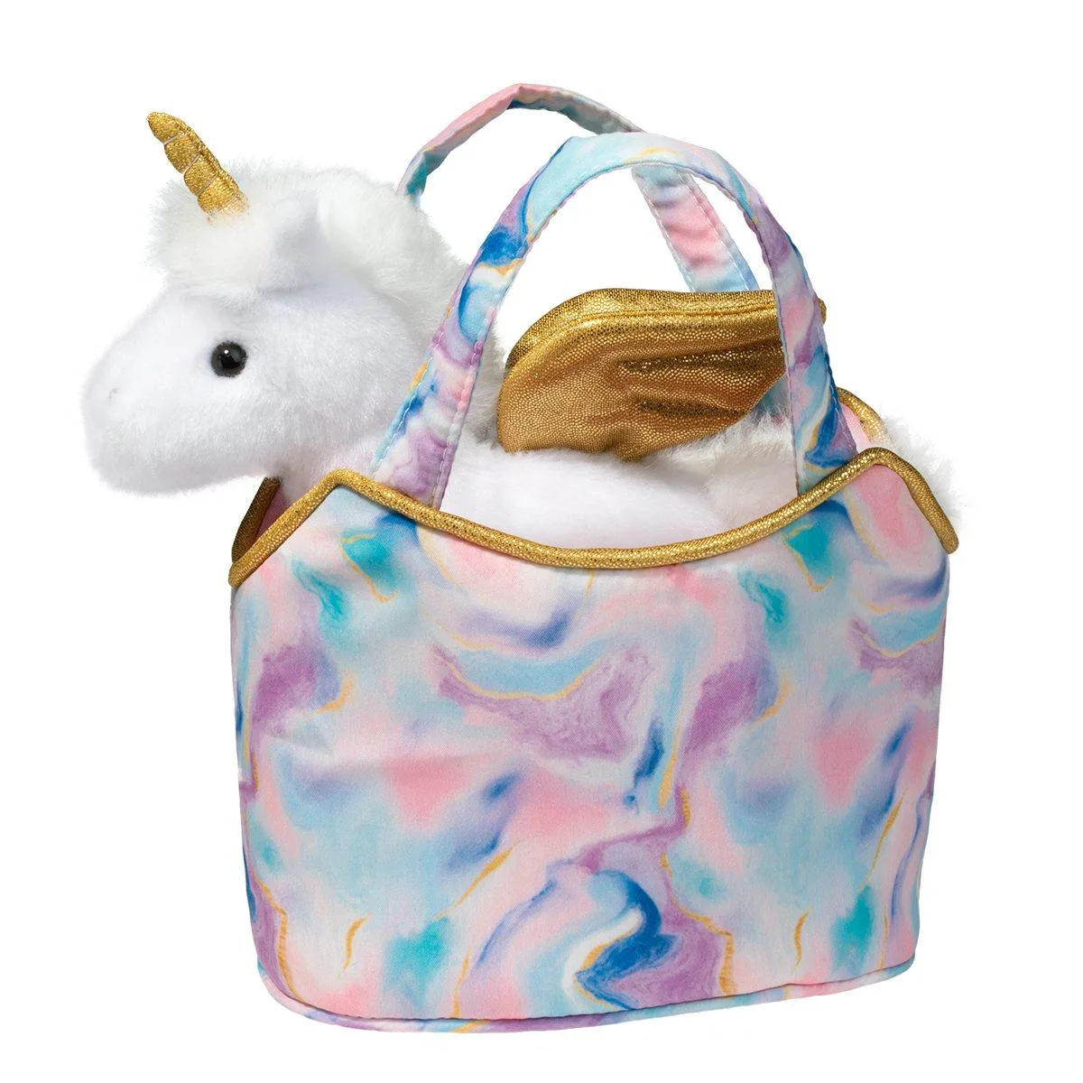 Douglas Toys Douglas Magic Swirl Sassy Sak Purse with Pegasus Plush 7.5 — product photo